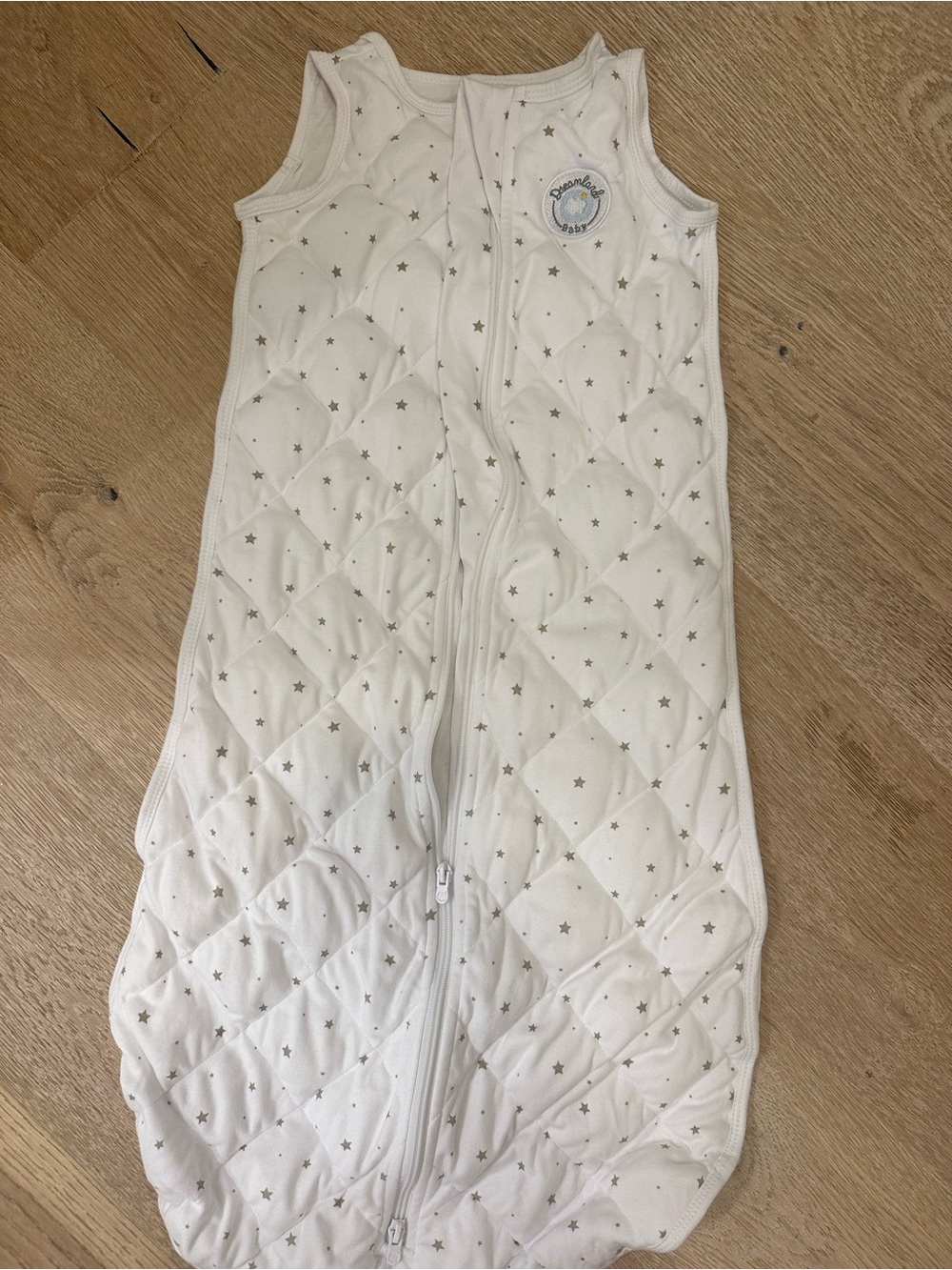 Dreamland Baby White Star Quilted Baby Sleep Sack